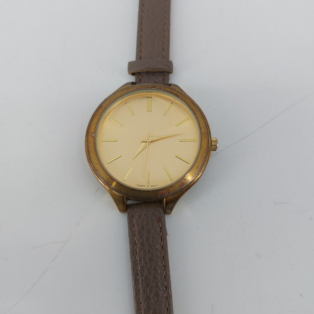 Francesca's Analog Wristwatch Brown Watch Quartz Movt